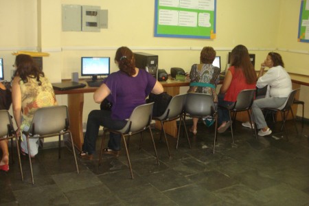 Curso com professores